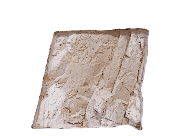 A picture of a Glass Fiber Reinforced Concrete rock panel for sale with a transparent background.